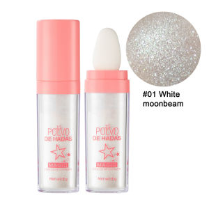Highlighter Powder Spray High Gloss Glitter Powder Spray Shimmer Sparkle Powder Makeup Long Lasting Body Makeup