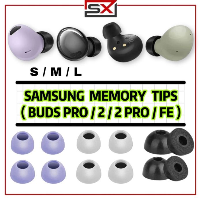 【𝟮𝟰𝗵𝗿 𝗦𝗛𝗜𝗣】Samsung Galaxy Buds Pro / Buds 2 / Buds 2 Pro Eartips Memory