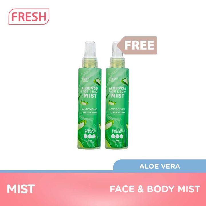 BUY 1 TAKE 1 Fresh Skinlab Aloe Vera Face & Body Mist (150ml) Hydrating Makeup Spray and Toner
