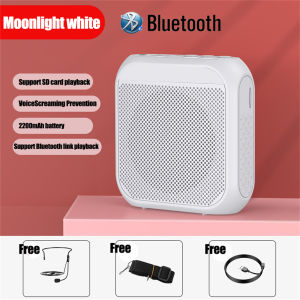 Lapel Microphone Wireless Bluetooth Professional Microphone for Teaching Portable Voice Amplifier Lapel Mini Personal Voice Speaker for Teachers/Tour Guides/Presentations/Conferences etc