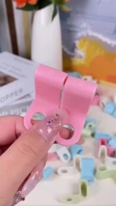 60 Cái / bộ Nhựa Móc Treo Kết Nối Móc Xếp Chồng Tiết Kiệm Không Gian Lưu Trữ Đa Năng Treo Quần Áo Giá