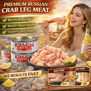 【Canned Selection Whole Crab Leg】Russian Crab Legs Canned Crab Meat Ready To Eat Imported Seafood High Protein Snack