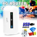 3G 4G LTE D6 Modem Router WiFi Modem 2.4G 150Mbps Support SIM Card Portable Wireless Router WiFi Router. 