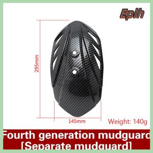 [Epih] Xe máy Chắn Bùn sợi carbon kết cấu Chắn bùn xe điện chắn bùn phổ sợi carbon