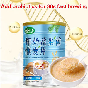 Student Oatmeal Canned Meal Replacement Probiotic Satiety Breakfast Coconut Milk Oatmeal