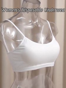 [SG Stock]Disposable bra /individually sterilized packaging/ Travel Bra Disposable underwea for home travel Soft Women