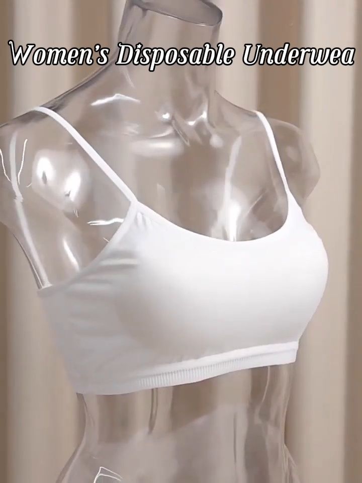 [SG Stock]Disposable bra /individually sterilized packaging/ Travel Bra Disposable underwea for home travel Soft Women