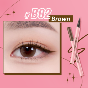 PINKFLASH Waterproof Liquid Eyeliner Pencil Anti Air Tahan Lama Pigmentasi Tinggi | Eye Liner Hitam & Coklat | Easy Eyeliner PF-E01