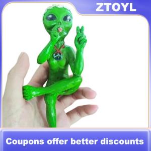 【ZTOYL】 Alien Resin Statue Ornament Alien Garden Sculptures & Statues Yard Best Art Decor For Indoor Outdoor Home Or Office Collectible Figurine Gift