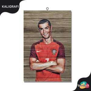 TENNESY HIASAN DINDING BINTANG BOLA 20x30CM RETRO WALL DECOR SOCCER PAJANGAN KAYU DEKORASI DINDING KAMAR RUMAH FOOTBALL RONALDO MESSI SALAH