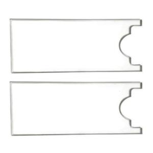 Bed Spacer Guards 2Pcs Set Wall Acrylic Material Home