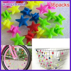 wangzhansi ล้อจักรยาน36ชิ้นซี่ล้อพลาสติกอุปกรณ์ตกแต่งจักรยาน