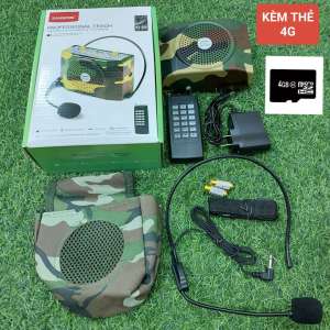 Loa Bay Trợ Giảng WS 898 Bluetooth Tặng Kèm Thẻ Nhớ 4G Và File Tiếng_KhánhNgọcLuck