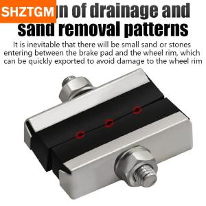 [COD] SHZTGM บล็อกยางเบรคจักรยานเสือภูเขาเครื่องมืออะไหล่จักรยานเสือภูเขาจักรยานเสือภูเขาจักรยาน V-BRAKE น้ำหนักเบาอุปกรณ์จักรยาน