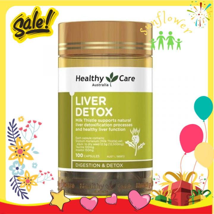 Giải Độc Gan Healthy Care Liver Detox 100 viên của Úc