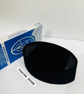 topi peci kopiah hitam polos peci kopiah songkok nasional AC topi sholat lebaran idul fitri