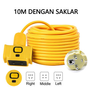 Soket multifungsi 5Msoket tiga cabangSteker kabel ekstensi steker 4 arah kabel ekstensi soket ekstensi soket pel tanah jenis pesawat papan terminal daya tinggi yang cerdas 4 antarmuka daya