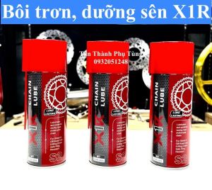 Dưỡng sên bôi trơn sên X1R - 400ml phụkiệnxemáy
