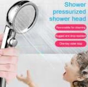 Shower Head Handheld Shower Booster New Home Bath Set Stop Water Handheld Shower