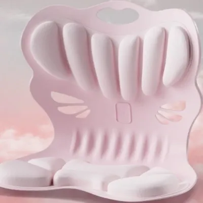 Aikenn Ghế bệt tựa lưng ergonomic dáng vỏ sò đệm dày chống gù hỗ trợ thắt lưng giảm mỏi lưng ngồi học làm việc tại nhà