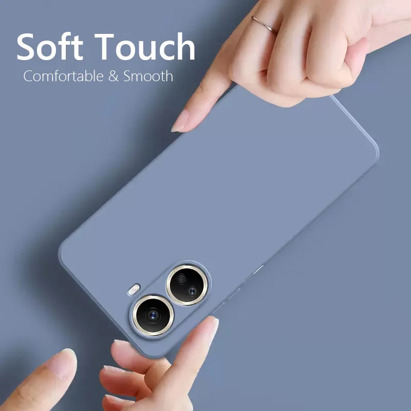 Lereach Liquid Silicone Case for Samsung Galaxy A73 A53 A72 A52 A52s 5G A71  A51 4G Anti-fingerprint TPU Soft Back Cover Phone Case