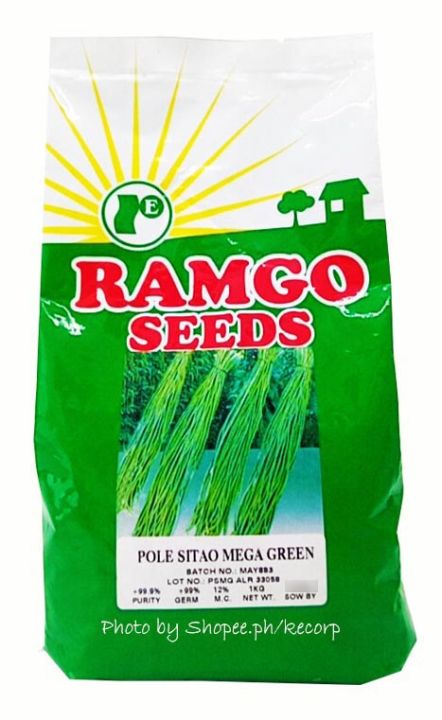 Ramgo Seeds Pole Sitao Super Green 1 Kilo Pack | Lazada PH