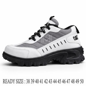 SEPATU SAFETY UJUNG BESI UKURAN BESAR BIG SIZE JUMBO PUTIH 38 39 40 41 42 43 44 45 46 47 48 49 50