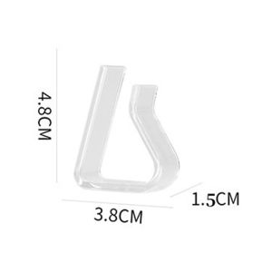 12pcs Clear Tablecloth Clips Plastic Table Cloth Hold Down Clips for Picnic