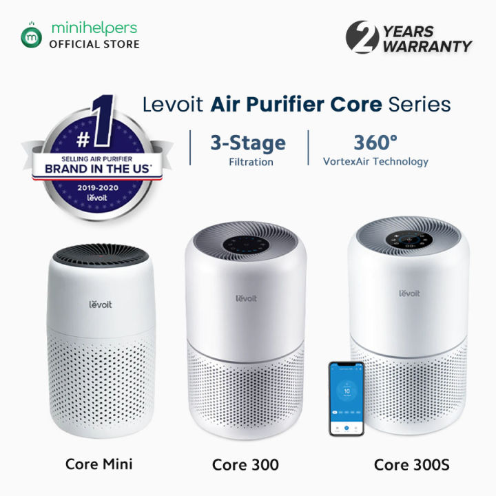 Levoit Core Mini, 300, 300S Air Purifier with 97 Filtration Efficiency