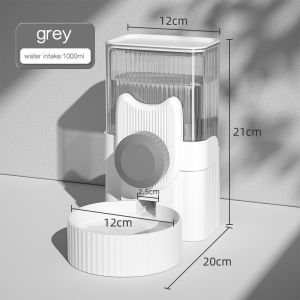 1L Hanging Automatic Feeder Bowl Water Dispenser Large Capacity Cat Dog Rabbit Water & Food Bowl