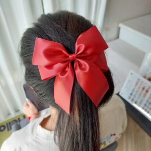 🎀 โบว์ติดผม โบว์มัธยม โบว์ม.ปลาย โบว์สวยๆ 🎀👧🏻 โบว์นักเรียน  ริบบิ้นขนาด 4 Cm (1ตัว) งานแฮนด์เมค เกรดพรีเมี่ยม [พร้อมส่ง]
