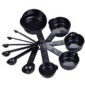 10 Piece Set Baking Cooking Measuring Cup and Spoon Set Weighing Tools Scale Measuring Spoons Cups. 