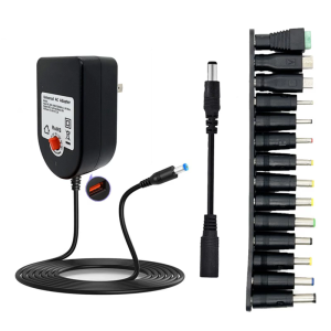 อะแดปเตอร์จ่ายไฟพลังงานแบบปรับได้3-12V 36W พร้อมตัวป้องกันการโอเวอร์โหลด14ตัวเชื่อมต่อแบบเปลี่ยนได้