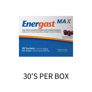 Energast MAX Sour Cherry + Sodium Butyrate Gut Wellness Daily Nutritional Beverage