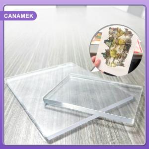 【CANAMEK】 1 pcs Gel Báo Chí monoprinting in tấm gel tấm cho Báo Chí nghệ thuật cho thẻ làm scrapbooking nghệ thuật