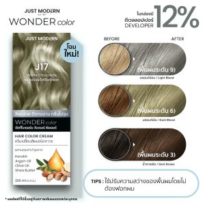 Just Modern (จัสท์โมเดอร์น) Wonder Color วันเดอร์ คัลเลอร์ ครีมเปลี่ยนสีผม (27 เฉดสี) 220 ml.
