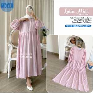 MIDI DRESS LOLIA LD 110 BY ORIGINAL MOELA BERLABEL