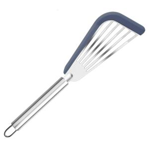 Heat-Resistant Fish Turner Spatula Stainless Steel Eggs Steak Pancakes Frying Shovel for Nonstick Kitchen Cookware