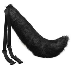 Cats Tail Lovely Cats Ears Hairband Plush Tail Beast Tail Adjustable Belt Wolf Tail Halloween Costume Accessories