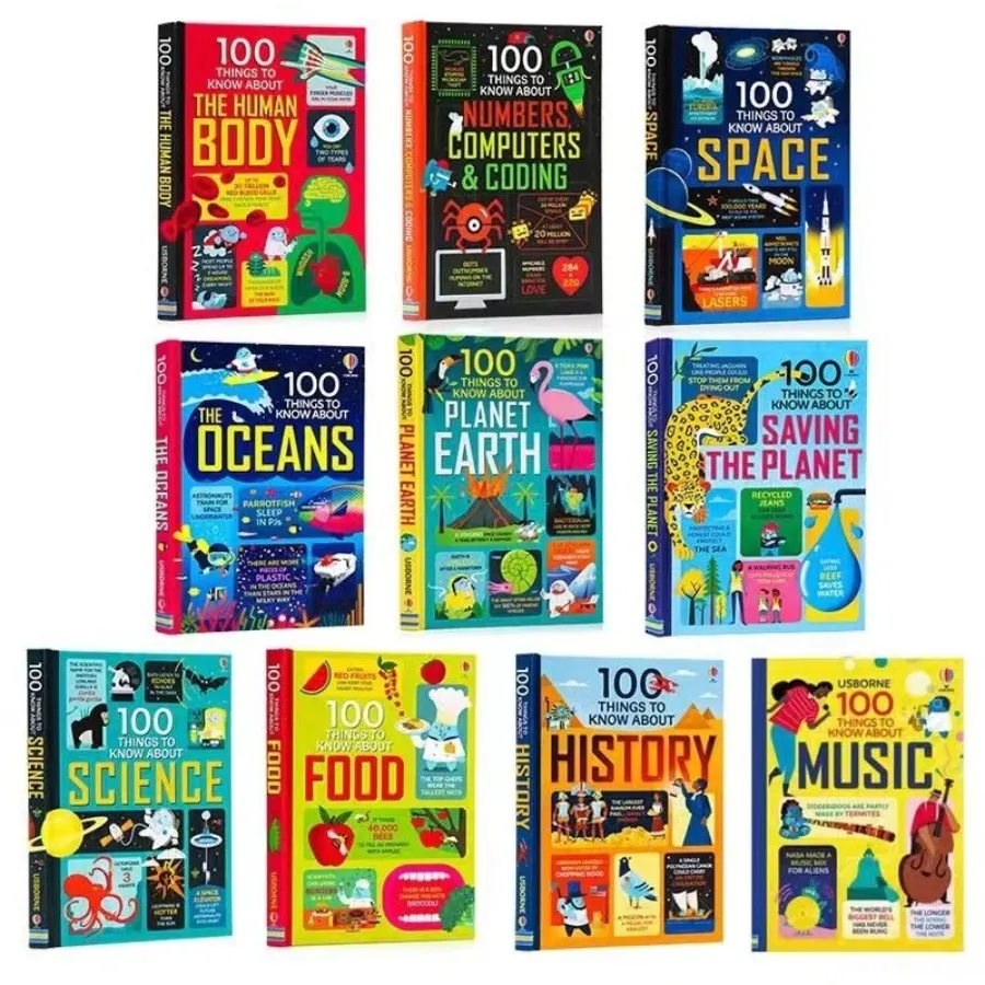 11 Books/Set Usborne 100 Things to Know About Science Space