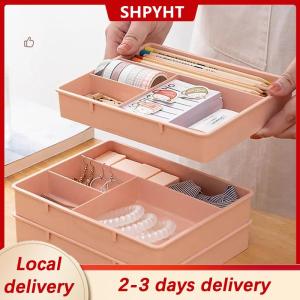 [COD] SHPYHT Local delivery Ship within 24 hours Desk Drawer Organizer Stackable Multi-cell Desktop Storage Bin Tray Multi-Purpose Divider Container for Household Office Home