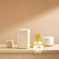 HDTRJ 2PCS Robot Shape Toothbrush Holder Wall-Mounted Perforation-Free Transparent Storage Box Creative Multi-Functional Face Towel Storage Rack Home. 