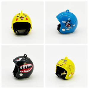 4Pcs helmet chicken helmet small pet helmet quail bird duck pet chicken headdress small pet helmet