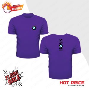 💥⏩NEW⏪💥[PRINTING] BMW BOSS 02 T/S 2 SIDED FRESH LOGO PRINTED CREW NECK SHIRT FOR MEN AND WOMEN 100% COTTON B5