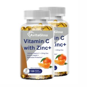 Vitamin C With Zinc Vitamin C 1000mg And Zinc 20mg for Immune Support Powerful Antioxidant