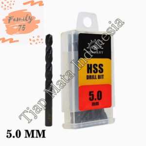 Mata bor besi 5mm HSS Tjap Mata Drill bits 5 MM Cap Mata hss
