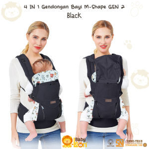 BABY LEON SSC Gendongan Bayi 4 in 1 M-Shape GEN 2 Ergonomis Gendongan Multifungsi GB-M122