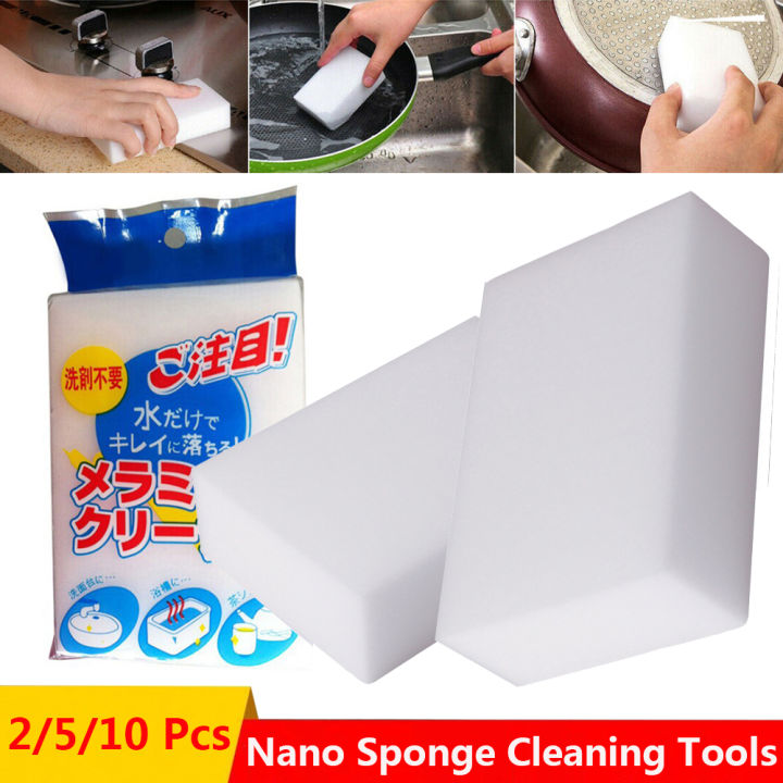 5-Pack Magic Sponge Erasers – Nano Cleaning Sponges For Kitchen, Bathroom & Office