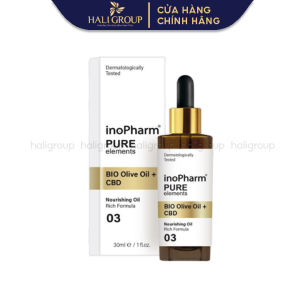 Tinh Chất Làm Dịu Dưỡng Ẩm & Giảm Nếp Nhăn Inopharm Bio Olive Oil + CBD Bulgaria Chai 30ml