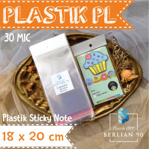 Plastik Display 18x20 Cm isi 100 lembar / Plastik Perlize / Plastik Opp Gantung Aksessoris Dan Snack Murah